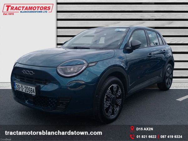 Fiat 600 Hatchback, Petrol, 2025, Blue