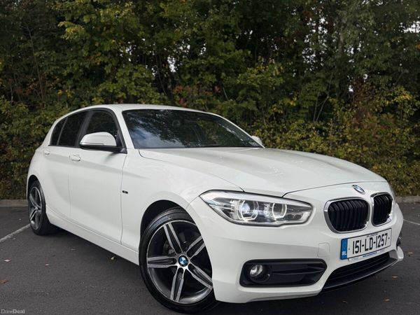 BMW 1-Series Hatchback, Petrol, 2015, White