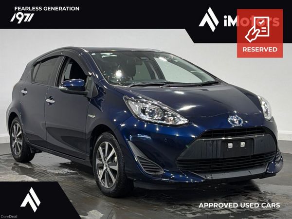 Toyota Aqua Hatchback, Petrol Hybrid, 2019, Blue