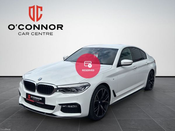 BMW 5-Series Saloon, Petrol, 2017, White