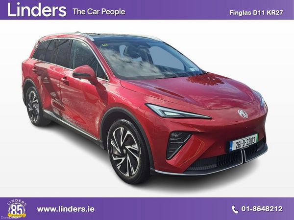 MG MGS6 Hatchback, Electric, 2026, Red