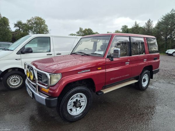 Toyota Land Cruiser Estate, Diesel, 1992, Red