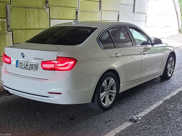 BMW 3-Series Saloon, Diesel, 2017, White