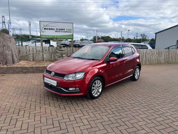 Volkswagen Polo Hatchback, Petrol, 2016, Red