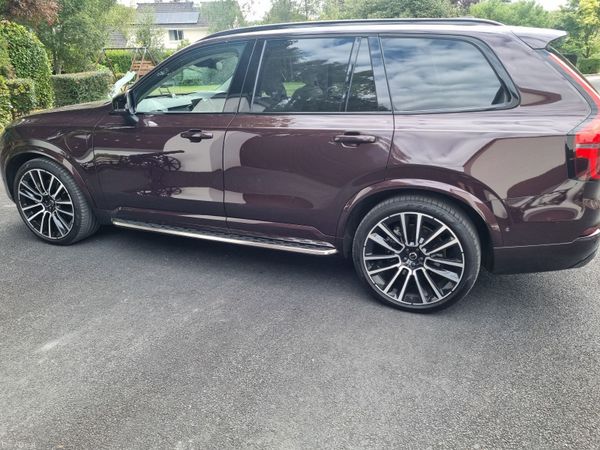 Volvo XC90 SUV, Petrol Plug-in Hybrid, 2025, Red