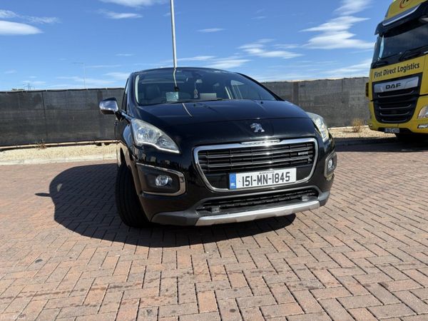 Peugeot 3008 SUV, Diesel Hybrid, 2015, Black