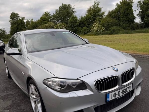 BMW 5-Series Saloon, Diesel, 2014, Silver