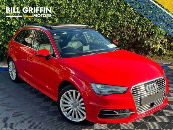 Audi A3 Hatchback, Petrol Hybrid, 2015, Red
