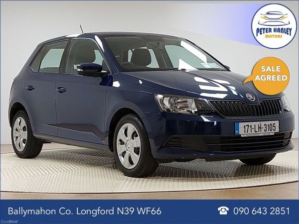 Skoda Fabia Hatchback, Petrol, 2017, Blue