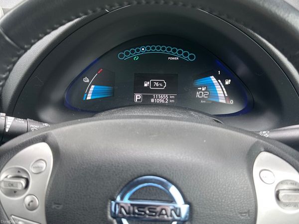 Nissan Leaf Hatchback, Electric, 2016, Black