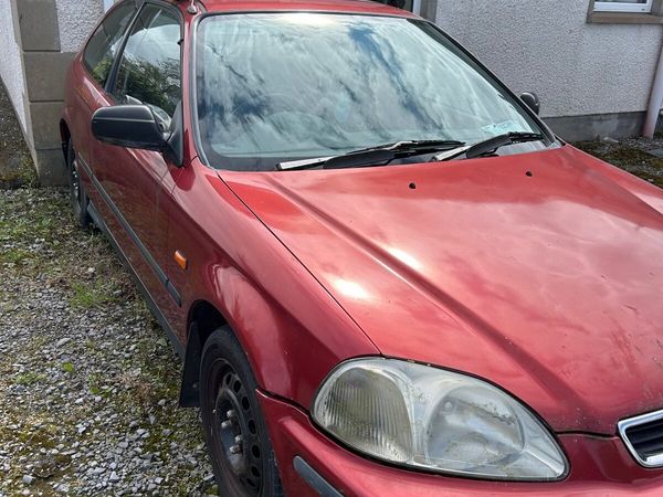 Honda Civic Hatchback, Petrol, 1998, Red