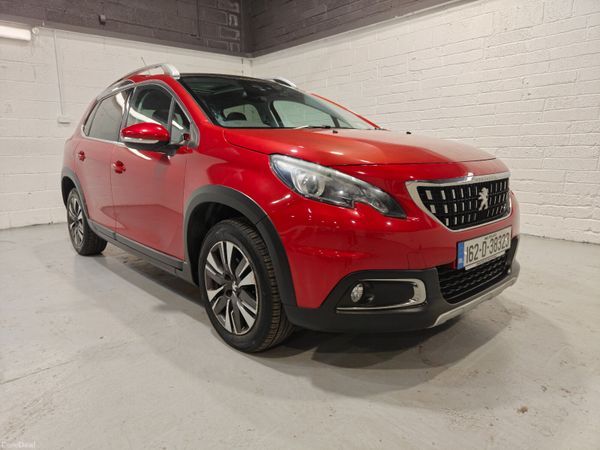 Peugeot 2008 SUV, Petrol, 2016, Red