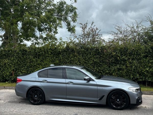 BMW 5-Series Saloon, Diesel, 2018, Blue