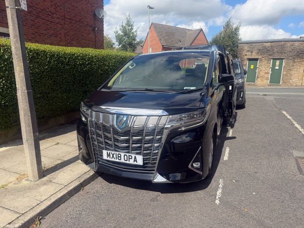 Toyota Alphard Van, Petrol Hybrid, 2018, Black