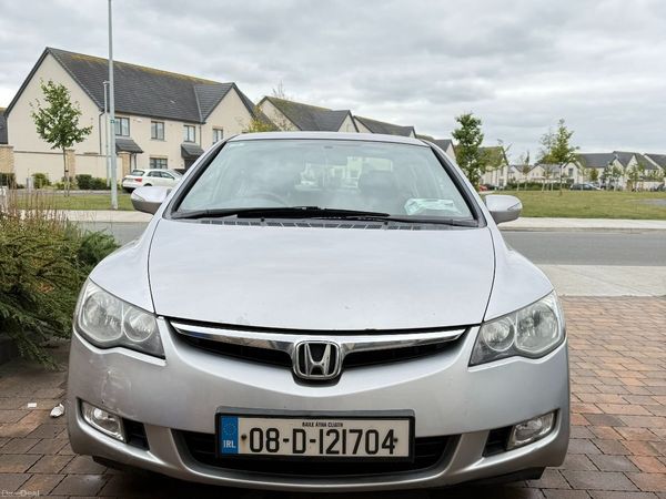 Honda Civic Saloon, Petrol Hybrid, 2008, Silver