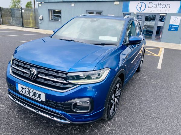 Volkswagen T-Cross Hatchback, Petrol, 2021, Blue