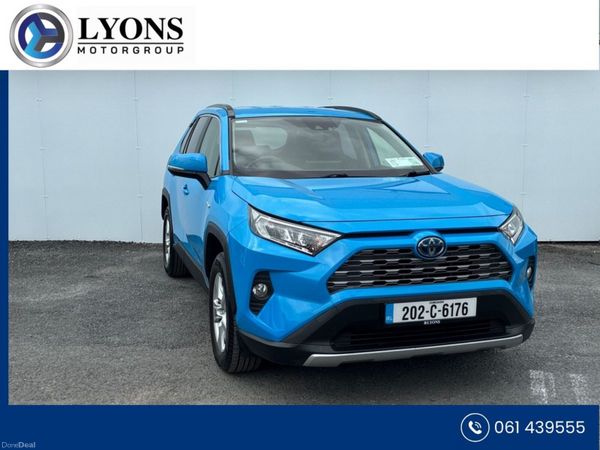 Toyota RAV4 SUV, Petrol Hybrid, 2020, Blue
