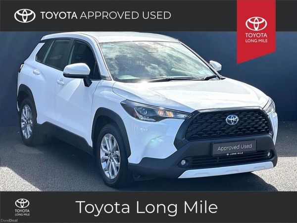 Toyota Corolla Cross SUV, Petrol Hybrid, 2024, White