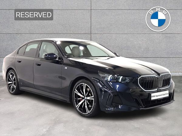 BMW 5-Series Saloon, Petrol, 2024, Black