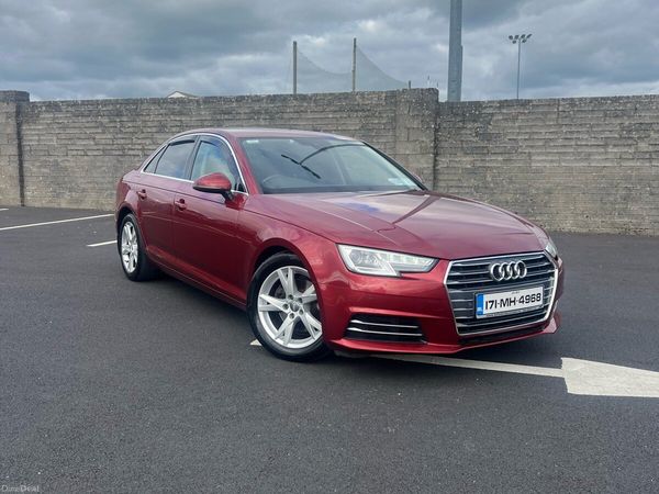 Audi A4 Saloon, Diesel, 2017, Red