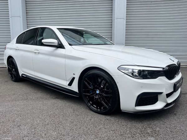 BMW 5-Series Saloon, Petrol Plug-in Hybrid, 2020, White