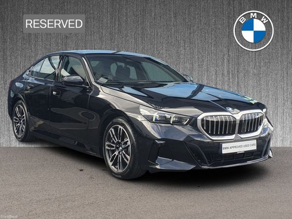 BMW 5-Series Saloon, Petrol Plug-in Hybrid, 2026, Black