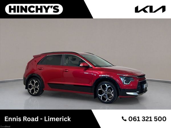 Kia Niro MPV, Petrol Plug-in Hybrid, 2023, Red