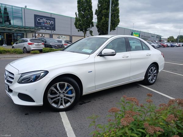 Mercedes-Benz C-Class Saloon, Petrol Plug-in Hybrid, 2016, White