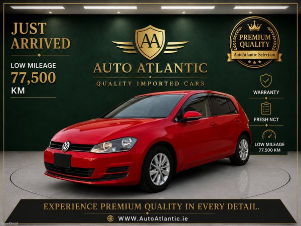 Volkswagen Golf Hatchback, Petrol, 2014, Red