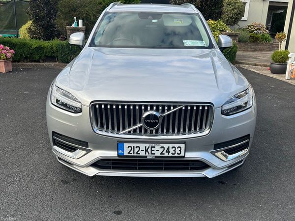 Volvo XC90 SUV, Petrol Plug-in Hybrid, 2021, Silver