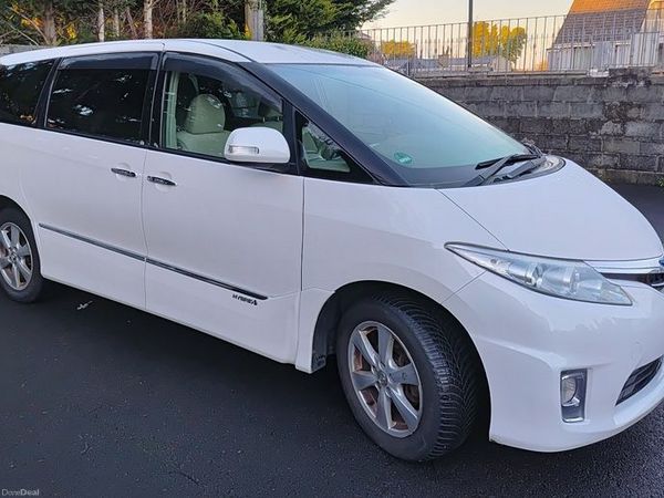 Toyota Estima MPV, Petrol Hybrid, 2011, White