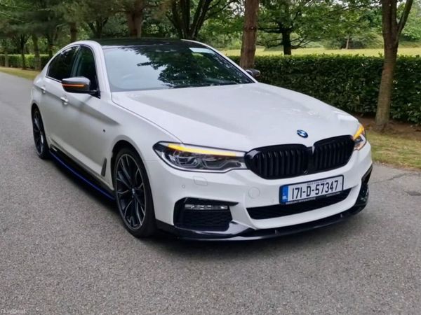 BMW 5-Series Saloon, Diesel, 2017, White