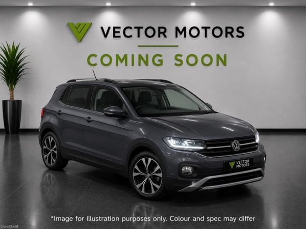 Volkswagen T-Cross SUV, Petrol, 2022, Grey