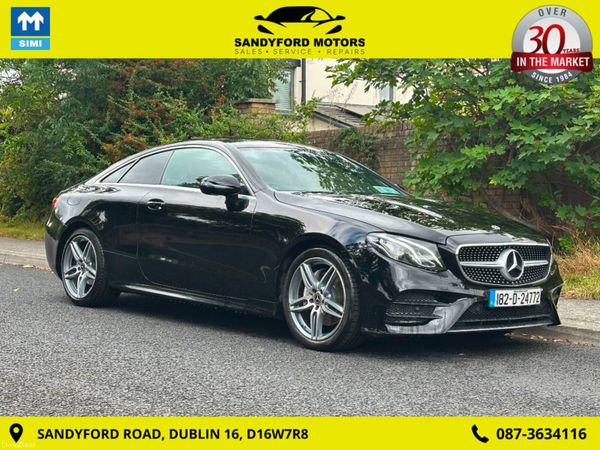 Mercedes-Benz E-Class Coupe, Diesel, 2018, Black