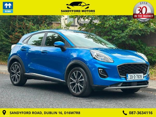 Ford Puma MPV, Petrol Hybrid, 2020, Blue