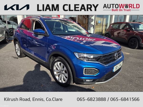 Volkswagen T-Roc SUV, Petrol, 2019, Blue