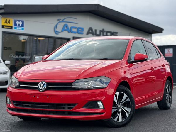 Volkswagen Polo Hatchback, Petrol, 2019, Red