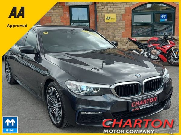 BMW 5-Series Saloon, Petrol Plug-in Hybrid, 2018, Grey