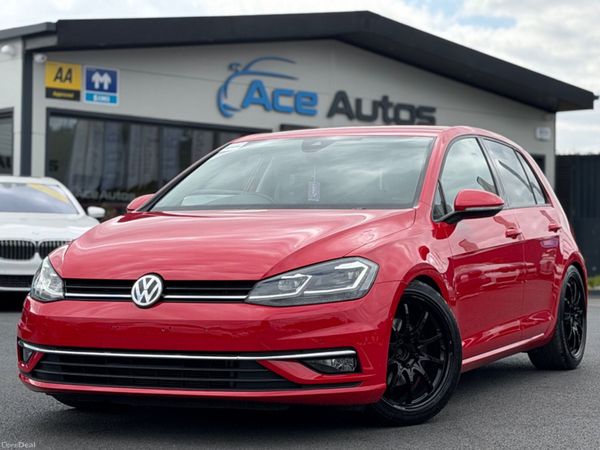 Volkswagen Golf Hatchback, Petrol, 2019, Red