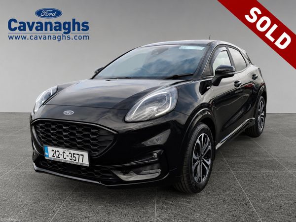 Ford Puma MPV, Petrol Hybrid, 2021, Black