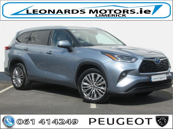Toyota Highlander Estate/Jeep, Petrol Hybrid, 2023, Grey