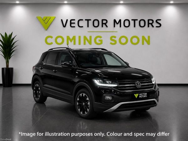 Volkswagen T-Cross SUV, Petrol, 2024, Black