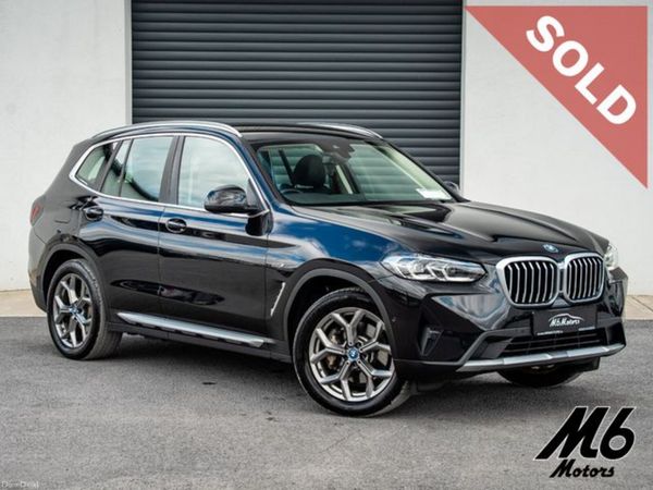 BMW X3 Estate, Petrol Plug-in Hybrid, 2022, Black