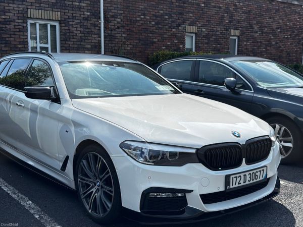 BMW 5-Series Estate, Diesel, 2017, White
