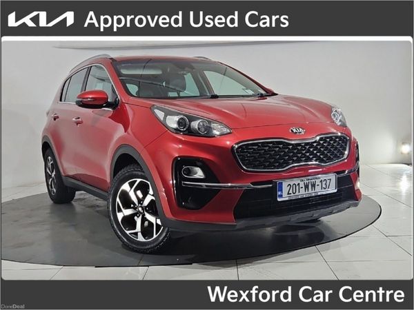 Kia Sportage Hatchback, Diesel, 2020, Red