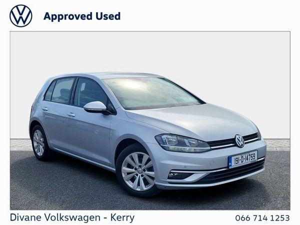Volkswagen Golf Hatchback, Diesel, 2019, Silver