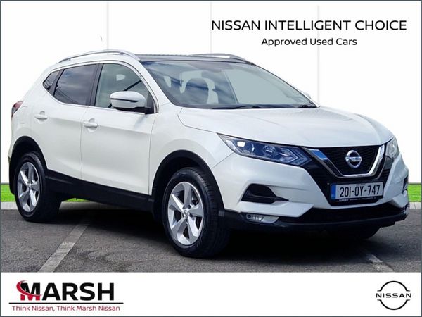 Nissan Qashqai MPV, Petrol, 2020, White