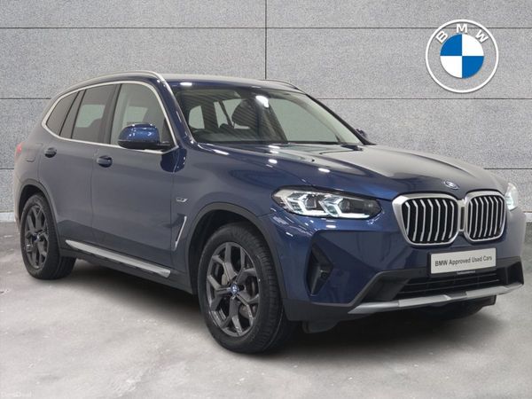 BMW X3 SUV, Petrol Plug-in Hybrid, 2022, Blue
