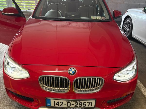 BMW 1-Series Hatchback, Petrol, 2014, Red