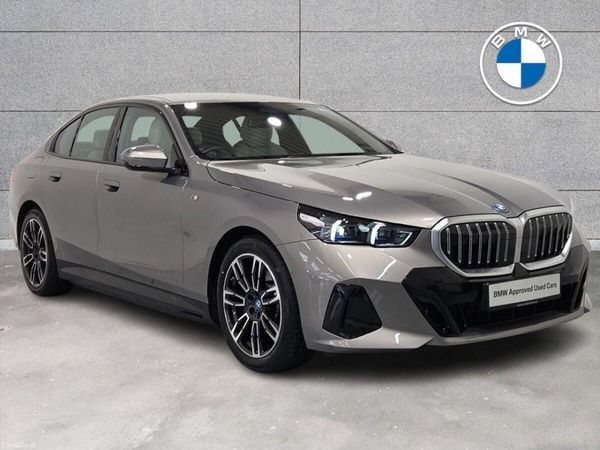 BMW 5-Series Saloon, Petrol Plug-in Hybrid, 2024, Grey